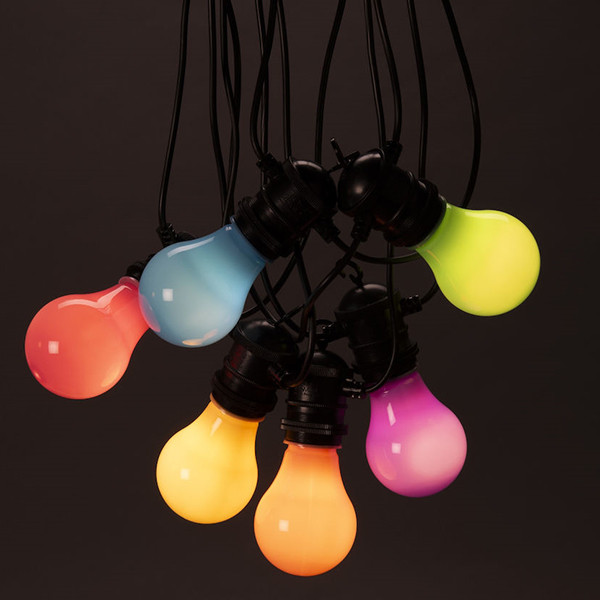 Prikkabel met gekleurde lampjes