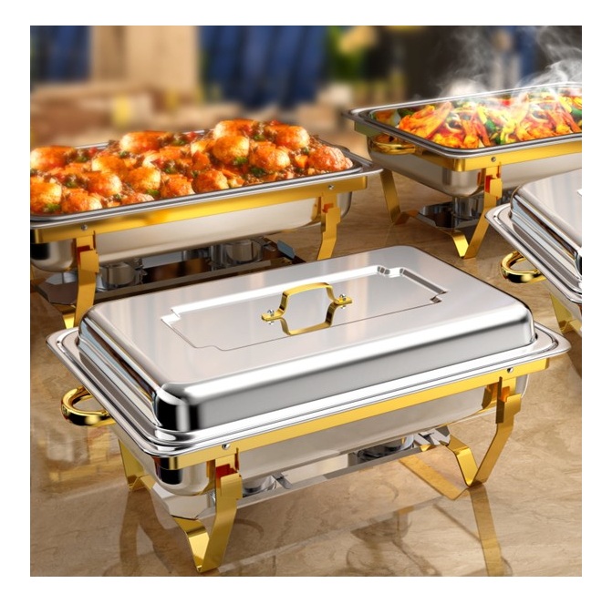 Chafin Dish goud